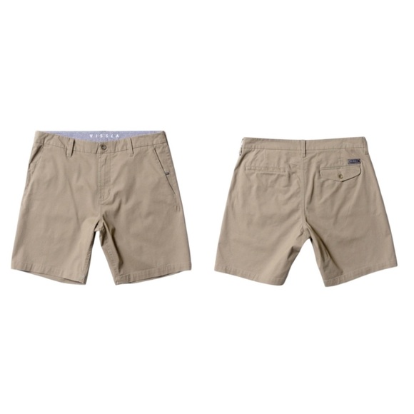 VISSLA Other - VISSLA Men's Tan Shorts eco 18” walk shorts